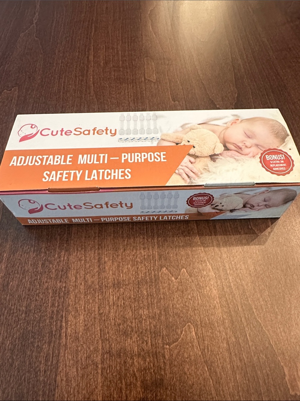 CuteSafety Adjustable Multi-Purpose Safety Latches - White